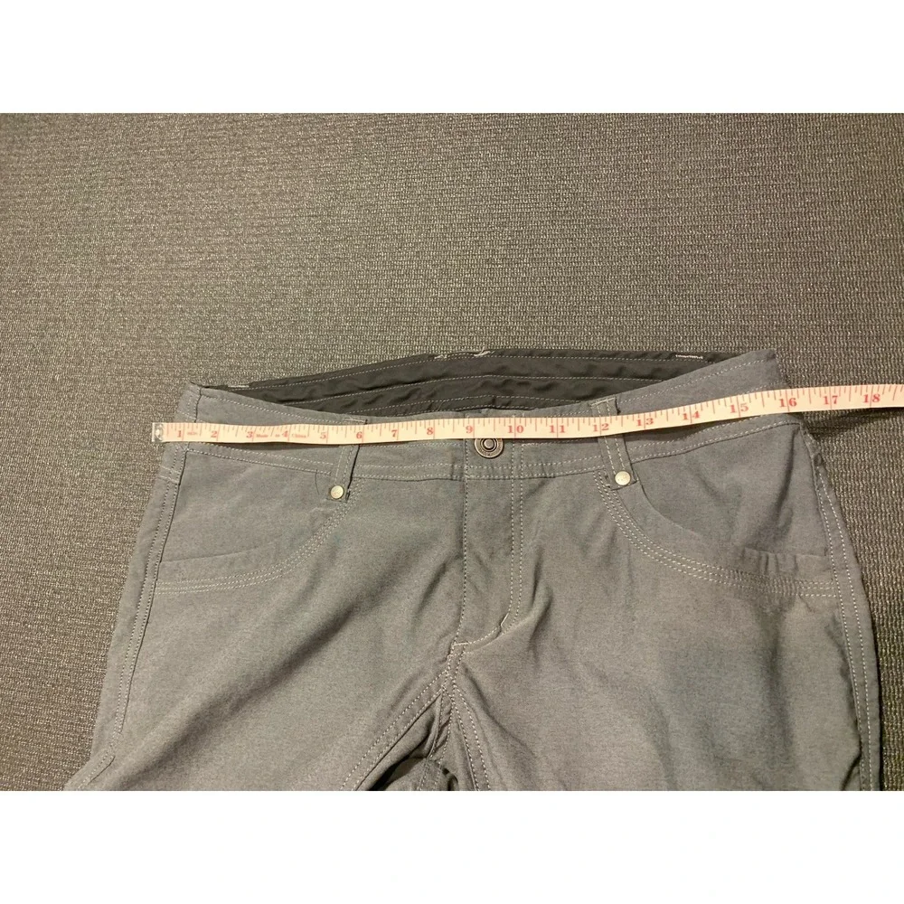 Kuhl Pants Women 8 Short Stone Gray Trekr Straight Leg Gorpcore Hiking Outdoors‎